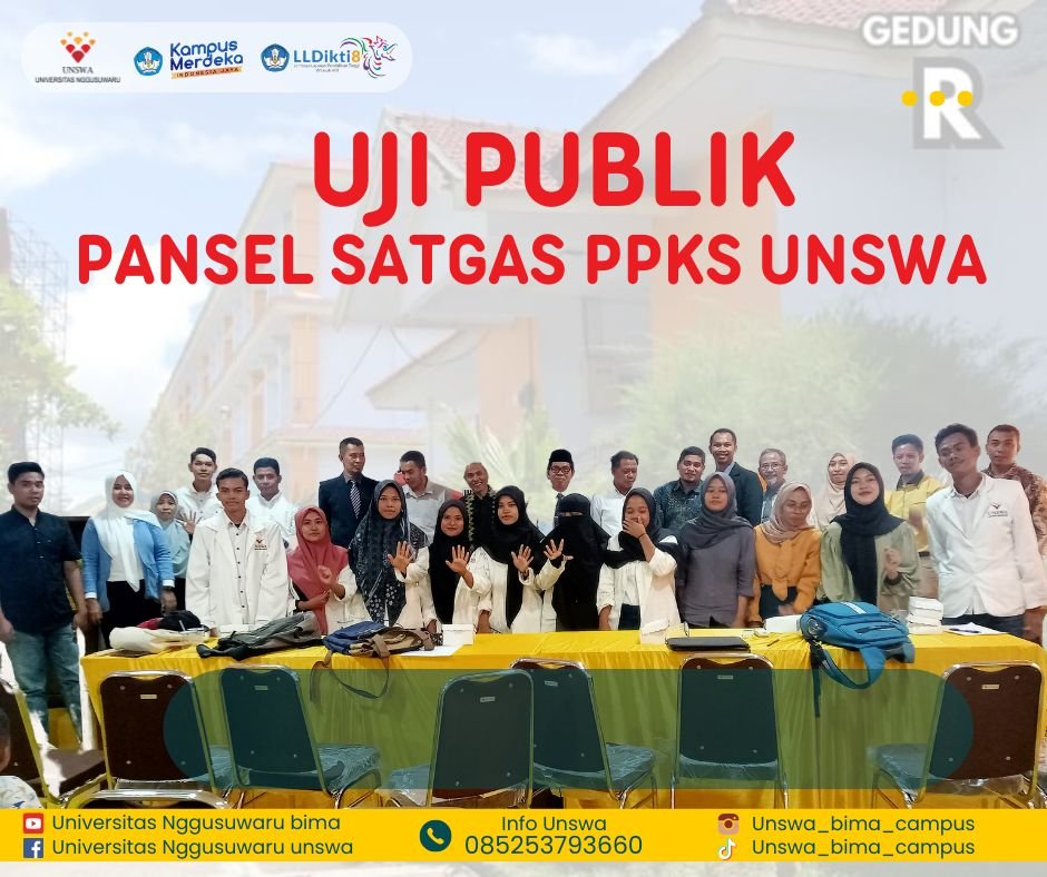 Read more about the article Uji Publik Pansel Satgas PPKS Universitas Nggusuwaru oleh Panelis Eksternal dan Internal