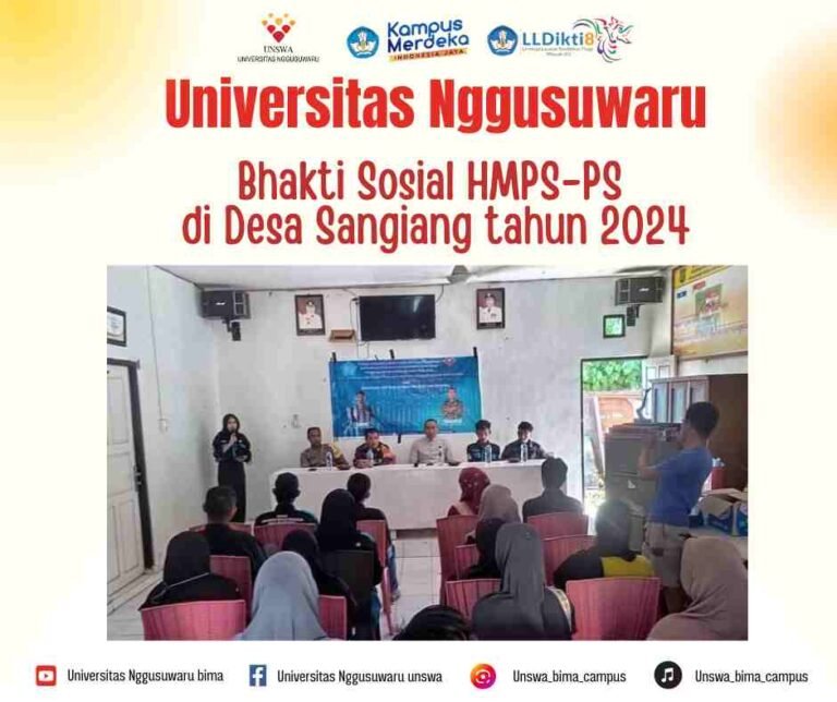 Bhakti Sosial HMPS. Pendidikan Sosiologi di Desa Sangiang