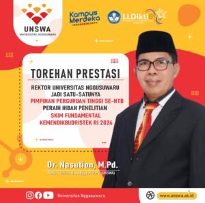 Read more about the article Torehan Prestasi: Rektor Universitas Nggusuwaru Jadi Satu-Satunya Pimpinan PT se-NTB yang Menangkan Hibah Penelitian Skim Fundamental Kemendikbudristek RI 2024.