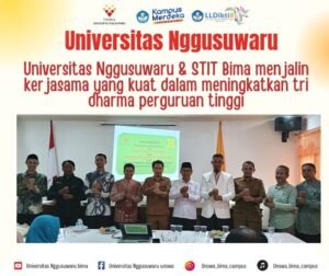 Read more about the article Program Studi PGSD Universitas Nggusuwaru (Unswa) Serius Menjalin Kerjasama dengan STIT Bima