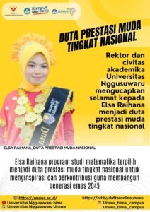 Read more about the article Elsa Raihana Terpilih Sebagai Duta Prestasi Muda Tingkat Nasional