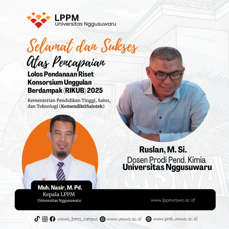 Dosen UNSWA Lolos Pendanaan Riset Konsorsium Unggulan Berdampak (RIKUB) 2025